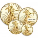 4-Coin Proof Gold American Eagle Sets (Random Year, Box + CoA)