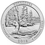 2018 5 oz Silver ATB Voyageurs National Park Coins
