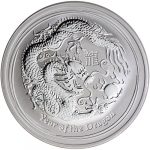 2012 1 oz Silver Australian Lunar Dragon Coin