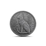 1/2 oz Silver Monarch Egyptian Cat Goddess Bastet Rounds (New)