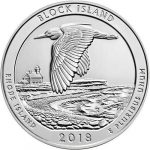 2018 5 oz Silver ATB Block Island National Wildlife Refuge Coins