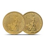1/10 oz Gold British Britannia Coins (Random Year)