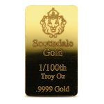 1/100 oz Gold Bars (Varied Condition, Any Mint)