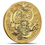 2022 1 oz Gold Australian Chinese Myths & Legends Dragon Coins