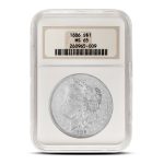 Silver Morgan Dollar Coins MS65 (1878-1904, PCGS or NGC)