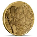 2022 1 oz Proof Gold Niue Koala And Joey Coins