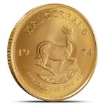 1974 1 oz Gold South African Krugerrand Coins