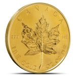 1980 1 oz Gold Canadian Maple Leaf Coins