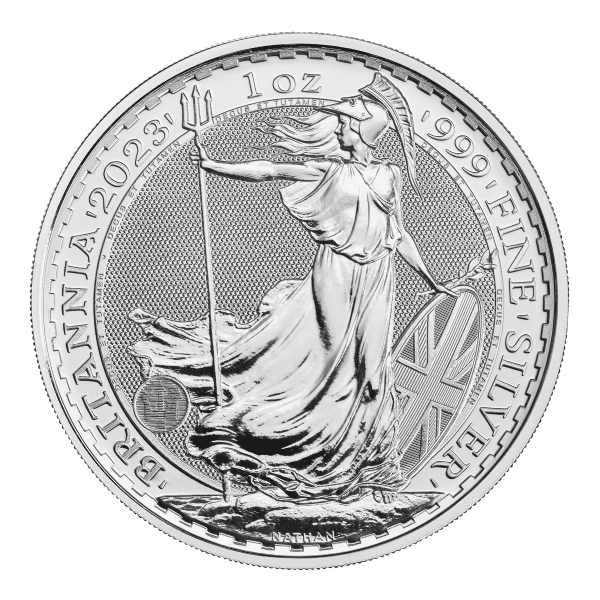 2023 Great Britain 1 oz Silver Britannia BU (Last Year of the Queen)