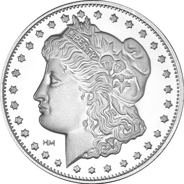 1 oz Silver Round Morgan