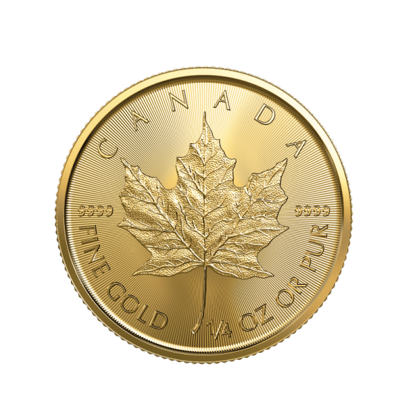 Canada 1/4 oz Gold Maple Leaf .9999 Fine (Random Year)