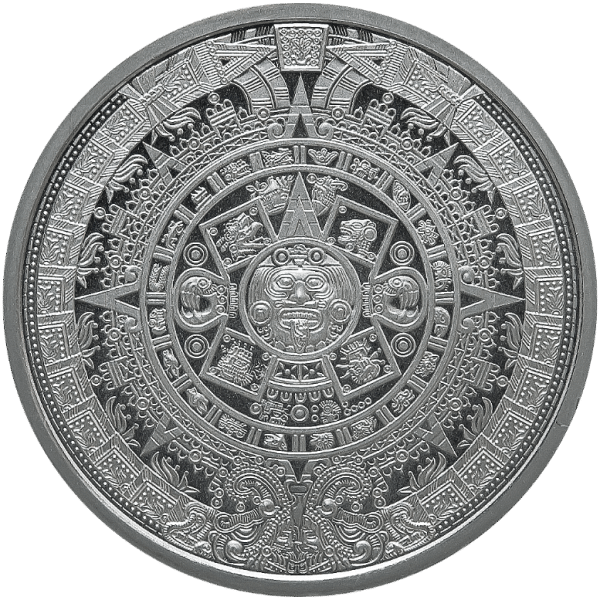 1/2 oz Aztec Silver Round