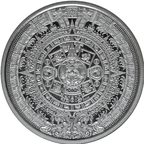 1/4 oz Aztec Silver Round