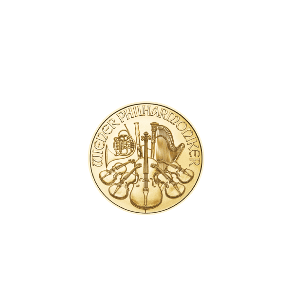 2023 Austria 1/10 oz Gold Philharmonic BU