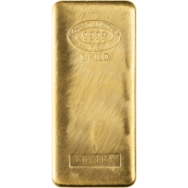 1 Kilo Gold Bar .9999 Fine