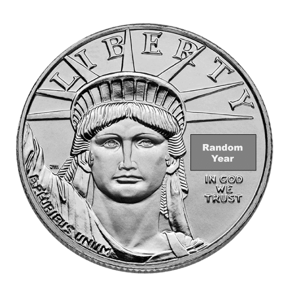 1/2 oz Platinum Eagle Coin Random Year