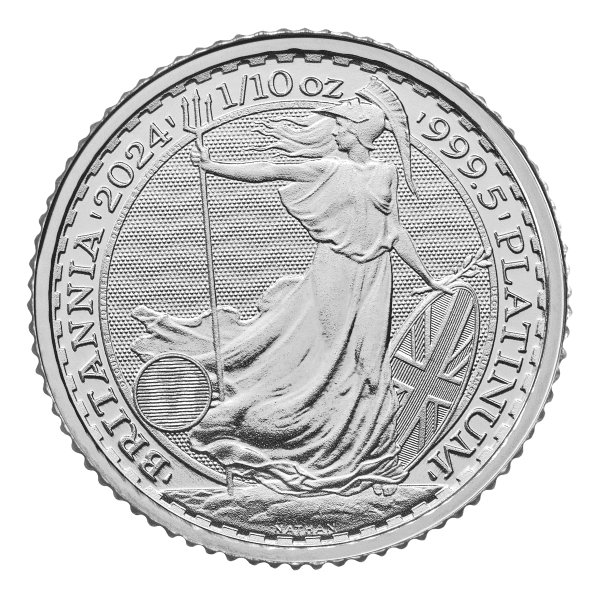1/10 oz Platinum Britannia Royal Mint (Random Year)