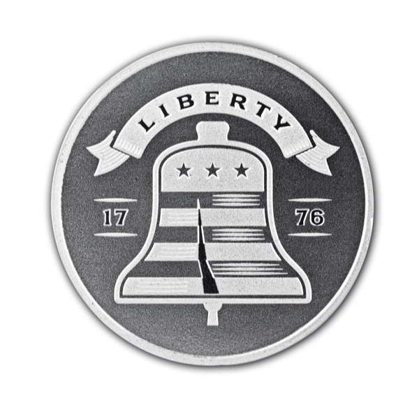 1 oz Asahi Liberty Bell Silver Round
