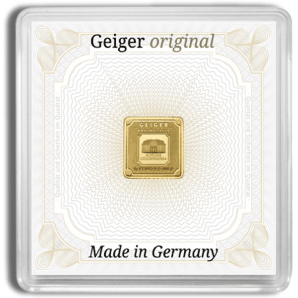 1 Gram Geiger Gold Bar – Geiger Edelmetalle In Assay