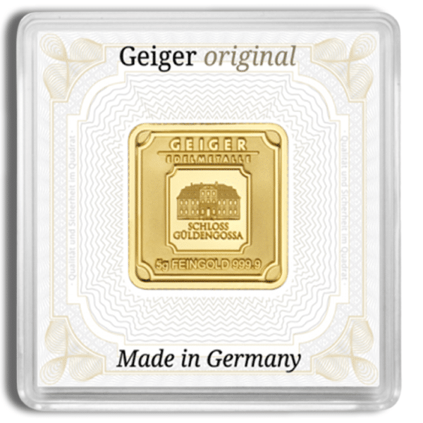 5 Gram Geiger Gold Bar – Geiger Edelmetalle In Assay