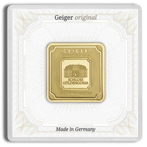 1 oz Geiger Gold Bar – Geiger Edelmetalle In Assay