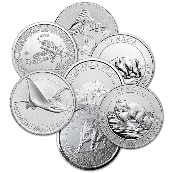 1.5 oz Silver Sovereign Mint Coins Misc Type