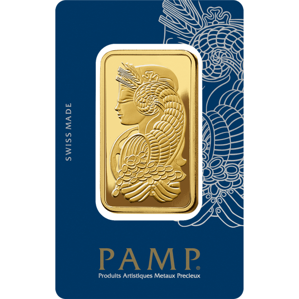50 Gram Gold Bar PAMP Fortuna