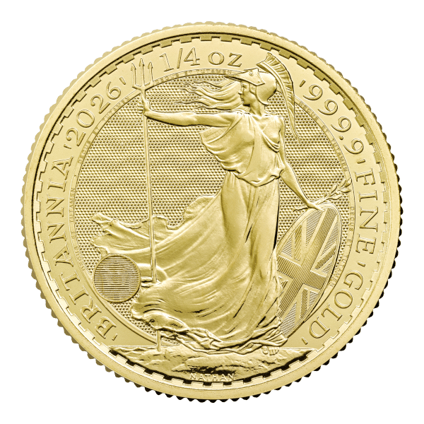 2026 British 1/4 oz Gold Britannia Coin