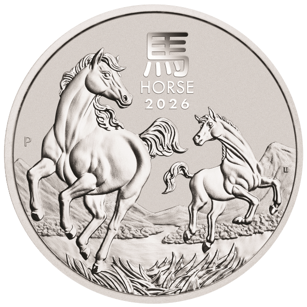 2026 1 Kilo Perth Mint Silver Horse (Lunar Series)