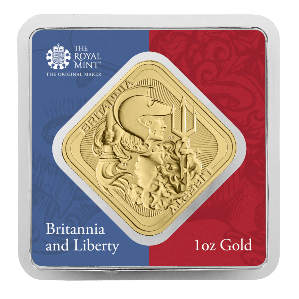 1 oz Gold Britannia and Liberty Bar