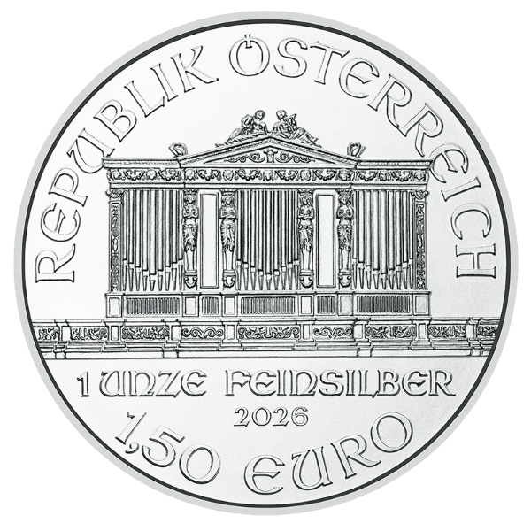 2026 1 oz Austrian Silver Philharmonic Coin