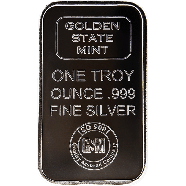 1 oz Silver Bar – GSM