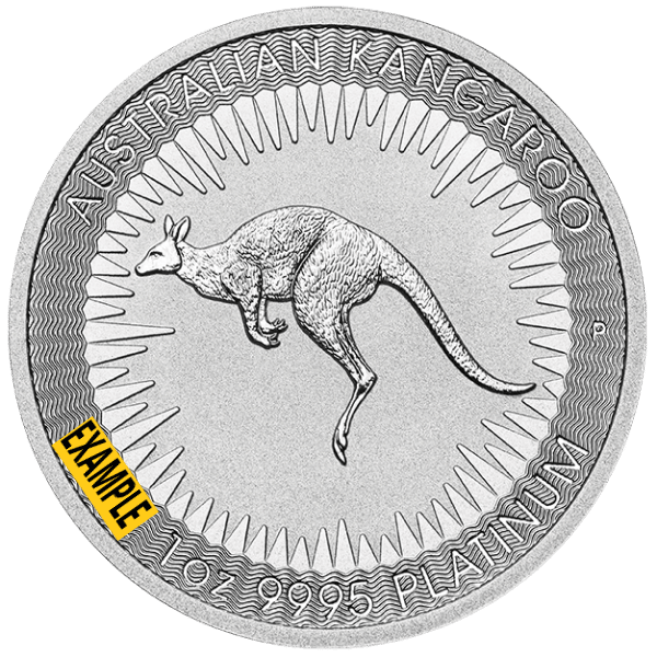 1 oz Australian Platinum Kangaroo Coin