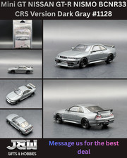 Mini GT NISSAN SKYLINE GT-R NISMO BCNR33 CRS Version Gray #1128 1/64