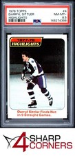 1978 TOPPS HIGHLIGHTS #4 DARRYL SITTLER HOF POP 2 PSA 8.5