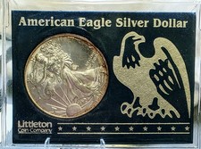 1997 American Silver Eagle I 1 oz .999 Silver Unc. [Littleton Pack]