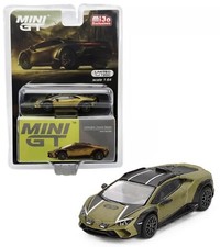 Mini GT 1:64 Lamborghini Huracán Sterrato Verde Gea Matt Diecast Car MGT00779