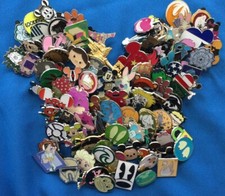 Disney Assorted Pin Trading Lot of 50-100-150-or 200 Pins No Doubles