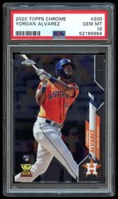 2020 Topps Chrome #200 Yordan Alvarez PSA 10 GEM MINT Rookie