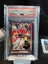 2025 Panini Donruss Optic - Drake Maye #47 Stars Prizm PSA 10 POP 1