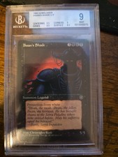 Wizards of the Coast MTG Homelands 1995 Ihsan's Shade Graded Slab BGS 9 