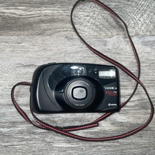 Vintage Yashica EZs Zoom 70 Point Shoot 35mm Compact Film Camera Tested/Works 
