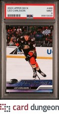 Leo Carlsson 2023 Upper Deck #468 Young Guns - 89813039 PSA 9