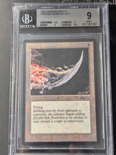 Magic The Gathering Dancing Scimitar Arabian Nights Graded BGS 9 MINT