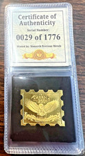1/100 oz .9999 Gold Bar America's 250th Anniversary Gold Stamp (Limited Edition)