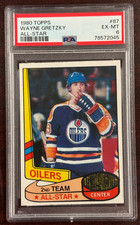 1980 TOPPS Hockey #87 WAYNE GRETZKY Graded PSA 6 EX-MINT ALL-STAR OILERS HOF