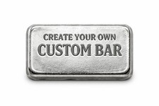 Custom Stamped 2 Sides - 1 Oz - Hand Poured Silver Bar .999 *Made to Order*