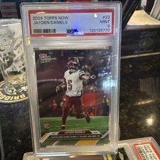 Jayden Daniels 2024 Tops Now RC #22 PSA 9 MINT Commanders