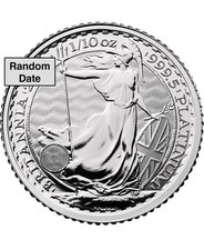 Royal Mint Britannia 1/10 oz Platinum Coin - Random Year
