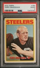 TERRY BRADSHAW /  TOPPS 1972 - Pittsburgh Steelers PSA 2